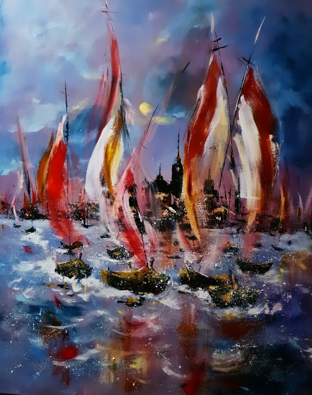 ArteDiAlina.com painting: tough passion